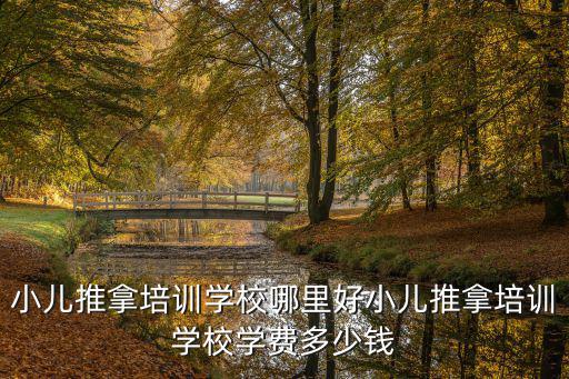 按摩推拿学校哪里最好,我想学习推拿按摩