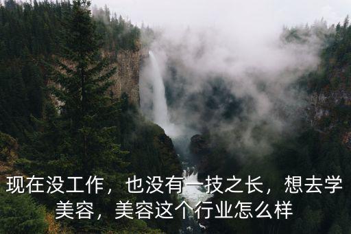 学美容行业怎么样,美容这个行业怎么样