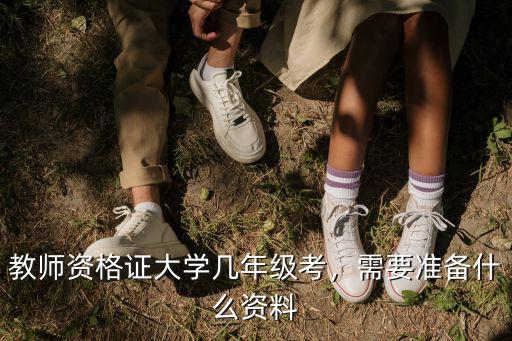 教师资格证大学几年级考，需要准备什么资料