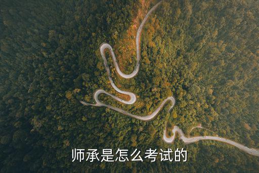 师承是怎么考试的