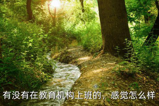 有没有在教育机构上班的，感觉怎么样