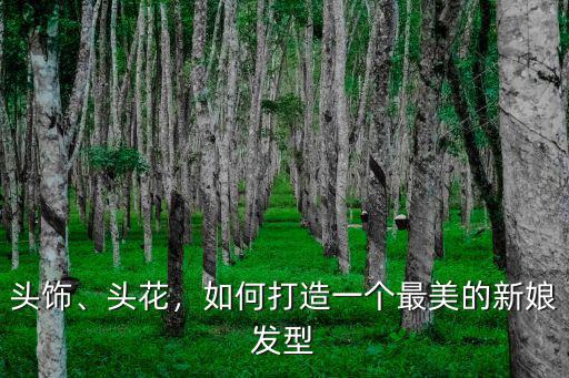 头饰、头花，如何打造一个最美的新娘发型