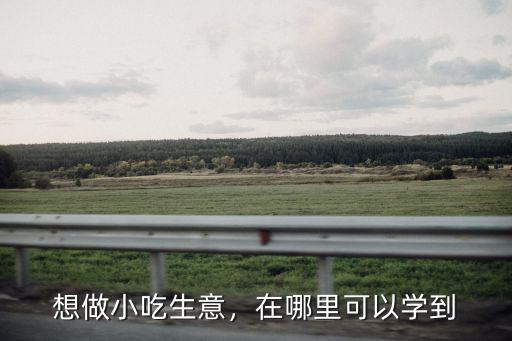 哪里培训做小吃,哪里有学做小吃的
