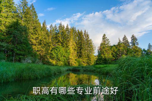 职高有哪些专业前途好