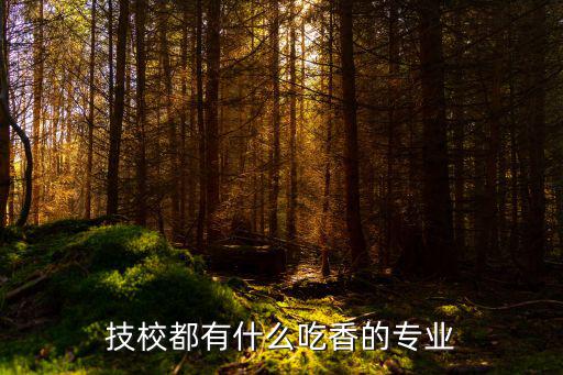技校都有什么吃香的专业