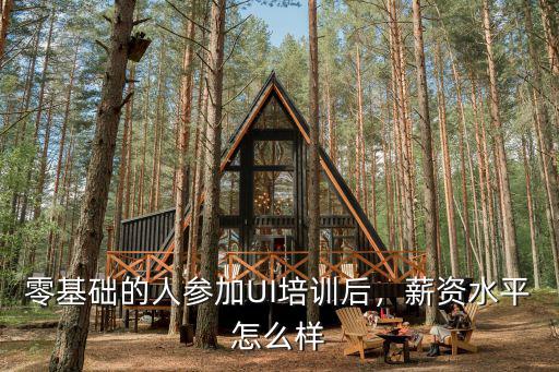 零基础的人参加UI培训后，薪资水平怎么样