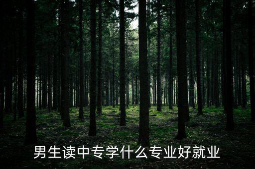 中专男生有什么专业,中专男生读什么专业好