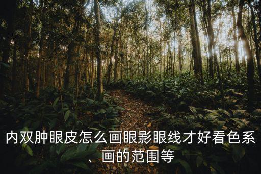 内双肿眼皮怎么画眼影眼线才好看色系、画的范围等