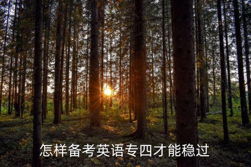 怎样备考英语专四才能稳过