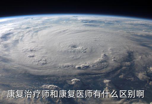 康复治疗师和康复医师有什么区别啊