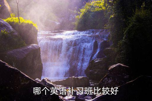 哪个英语补习班比较好