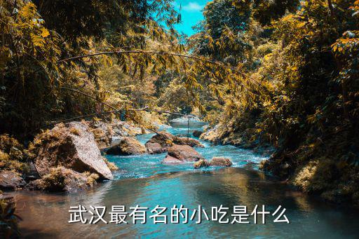 武汉最有名的小吃是什么