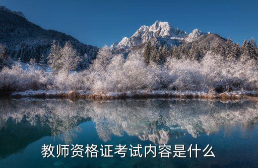 教师资格证的co3是什么,教师资格证考试内容是什么