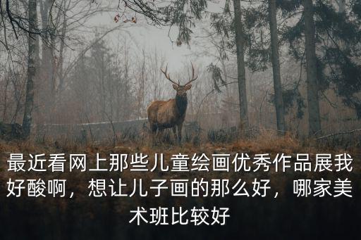 最近看网上那些儿童绘画优秀作品展我好酸啊，想让儿子画的那么好，哪家美术班比较好
