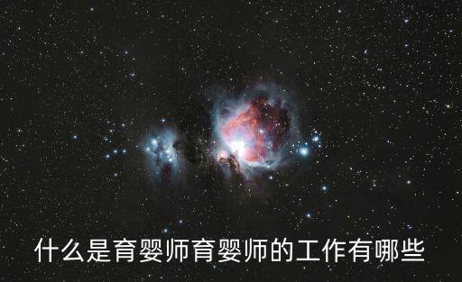 什么是育婴师育婴师的工作有哪些