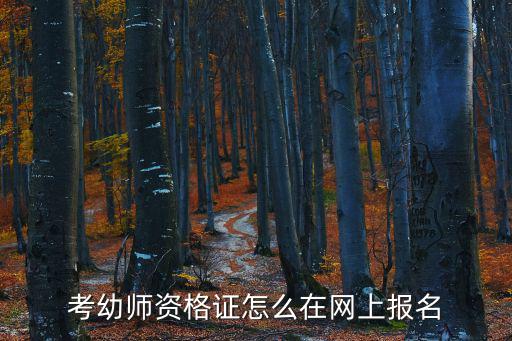 考幼师资格证什么时间报名时间,考幼师资格证怎么在网上报名