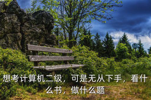 想考计算机二级，可是无从下手，看什么书，做什么题