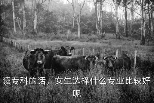 一个女孩读些什么好,读什么学校好