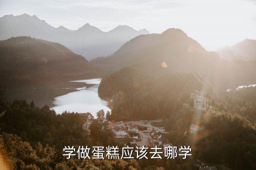 学做蛋糕应该去哪学