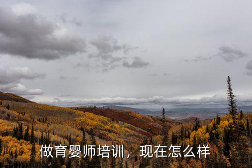 做育婴师培训，现在怎么样