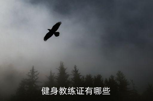 健身教练证有哪些