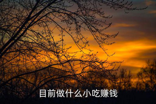 目前做什么小吃赚钱