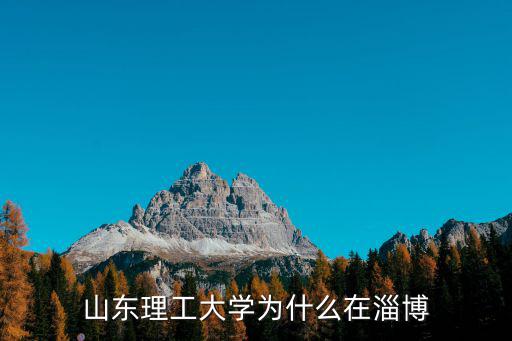 山东理工大学为什么在淄博