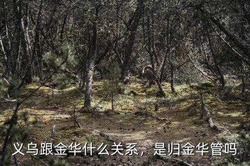 我们学义乌什么,义乌跟金华什么关系