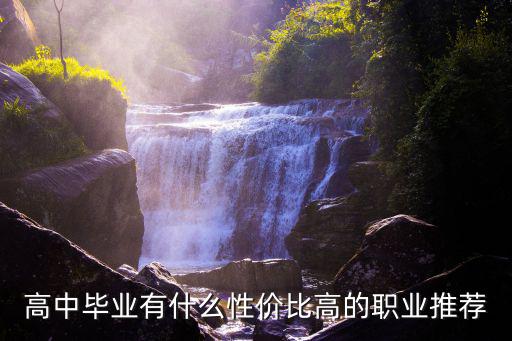 高中毕业有什么性价比高的职业推荐