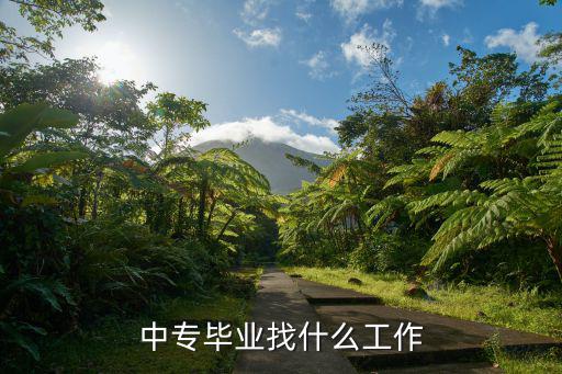 中专可以找什么工作,中专毕业能找什么工作