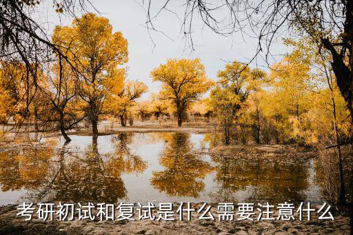 考研初试和复试是什么需要注意什么