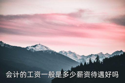 2017年会计待遇怎么样,农村会计待遇怎么样