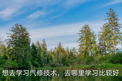 想去学习汽修技术，去哪里学习比较好