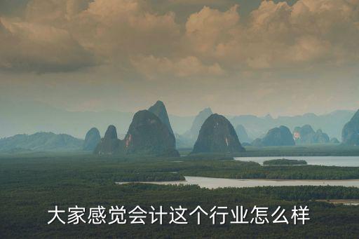 学会计怎么样这个行业,会计这个职业怎么样