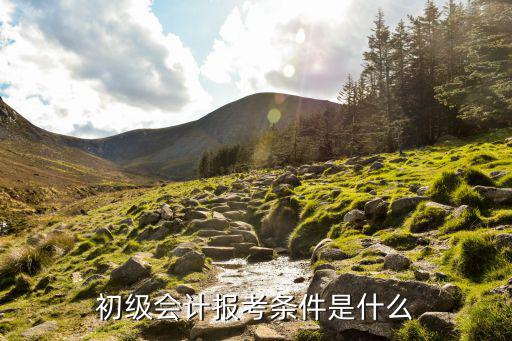 初级会计报考条件是什么