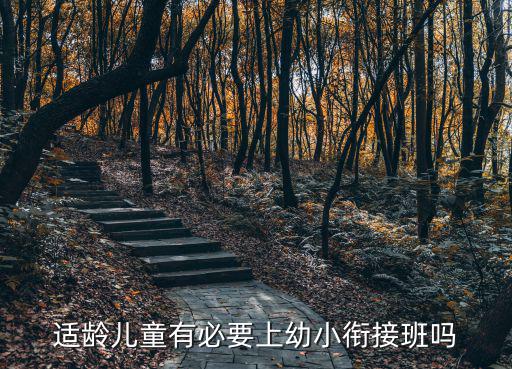 适龄儿童有必要上幼小衔接班吗