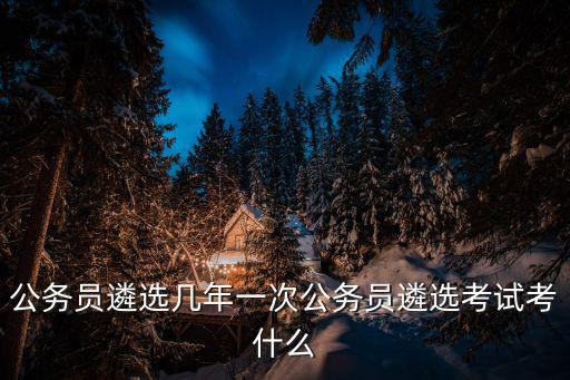公务员遴选几年一次公务员遴选考试考什么