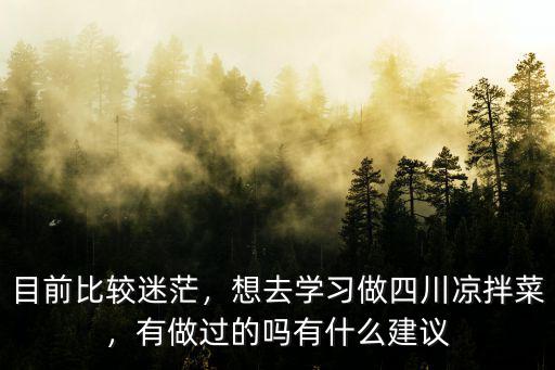 凉拌菜怎么做的哪里有教,想去学习做四川凉拌菜