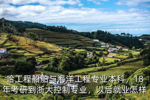 哈工程船舶与海洋工程专业本科，18年考研到浙大控制专业，以后就业怎样