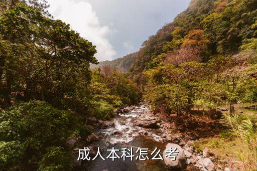 成人本科怎么读,怎么读成人本科