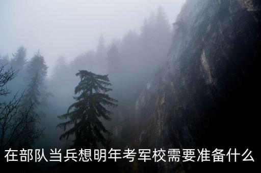 军考要准备什么材料,需要准备什么书籍