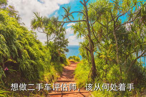 想做二手车评估师，该从何处着手
