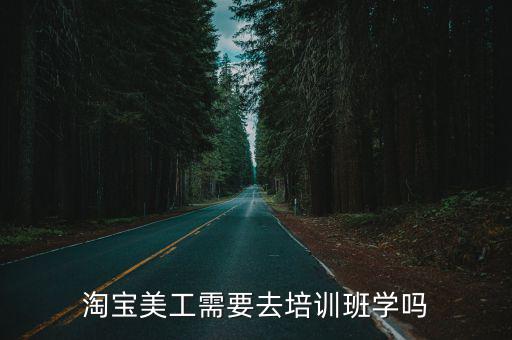 淘宝美工需要去培训班学吗