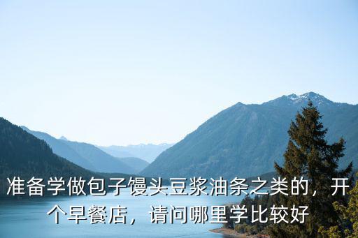 准备学做包子馒头豆浆油条之类的，开个早餐店，请问哪里学比较好