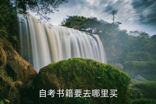 哪里可以下到自考书籍,自考书籍要去哪里买