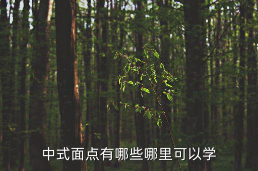青岛哪里有学中式面点的,中式面点有哪些