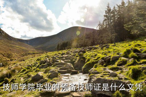 技师学院毕业的预备技师证是什么文凭
