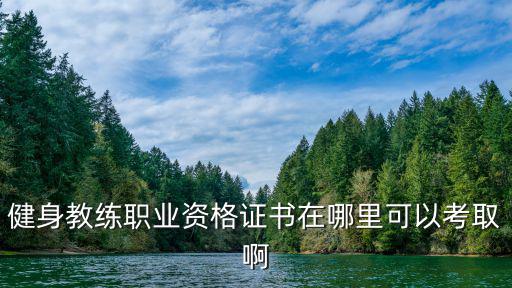 健身教练职业资格证书在哪里可以考取啊