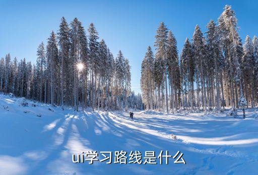 ui学的是什么意思,ui学习路线是什么