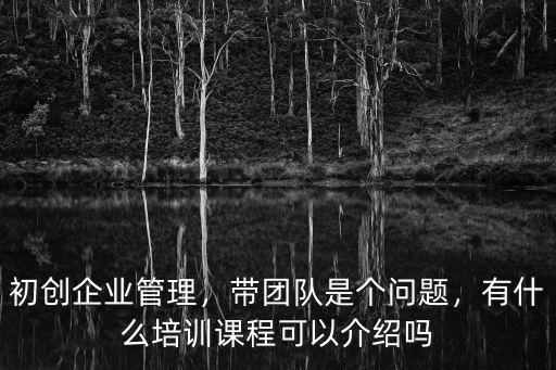 什么是课程团队,带团队是个问题